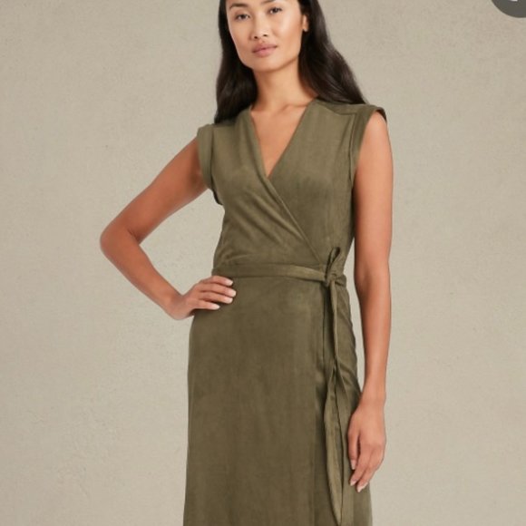 Brand new and never worn Banana Republic vegan suede dress - Picture 1 of 5